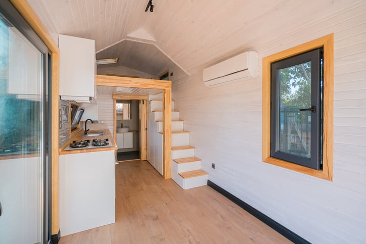 A tiny home interior