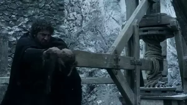 An elevator operator at Castle Black pictured in HBO television show Game of Thrones