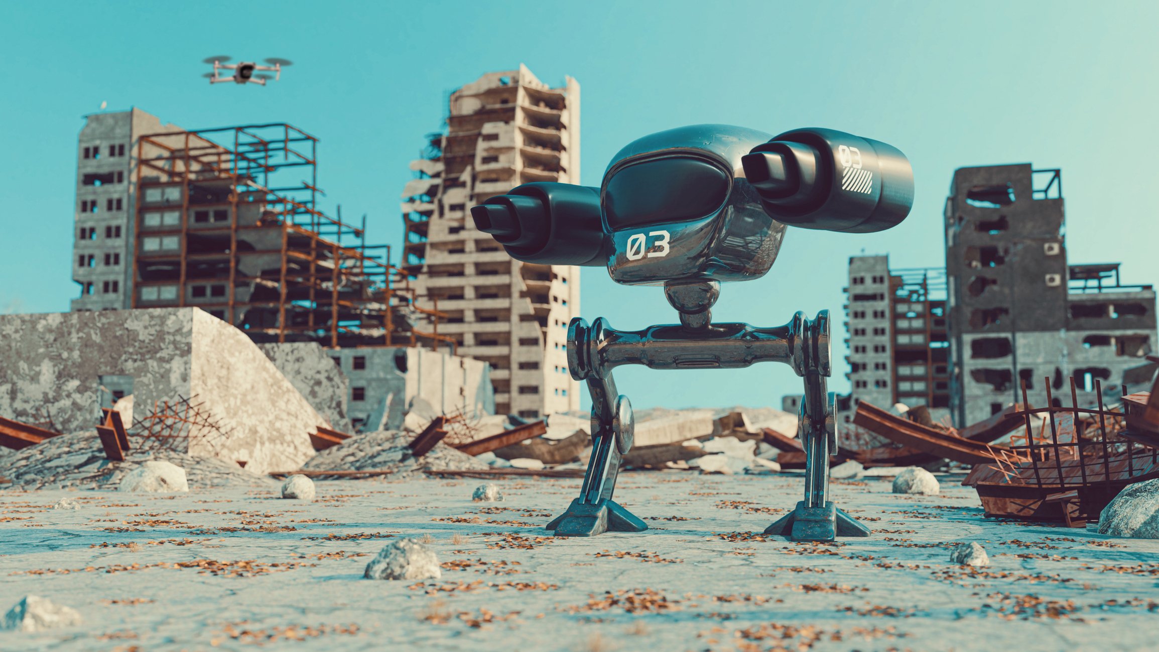 Construction-Robot-and-Drone