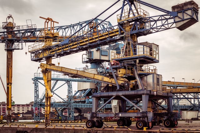 A crane at a dockyard increases project efficiency