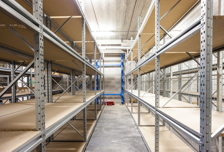 Shelves sit empty in tool crib due to stockouts
