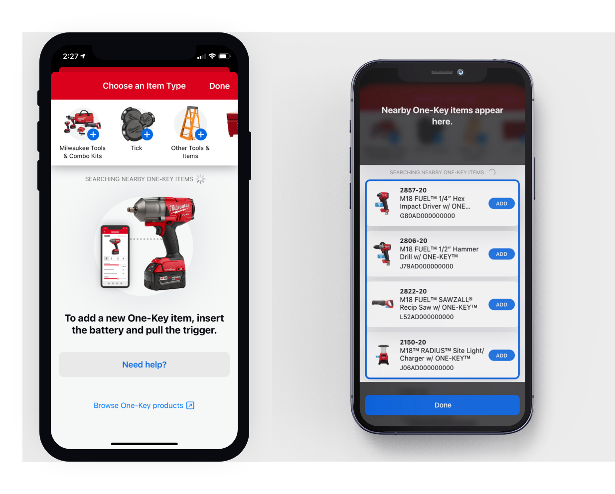 One-Key construction inventory app features simpler way to upload multiple connected smart tools at once
